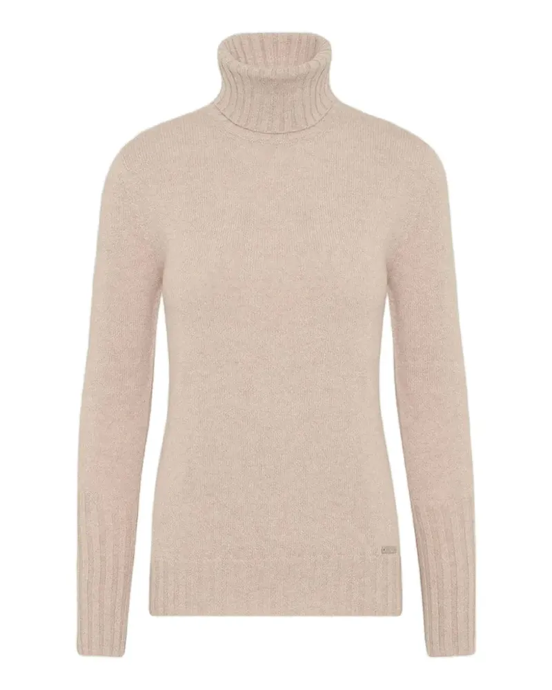 Kiton Kaschmirpullover mit Ziernähten - Nude Nude