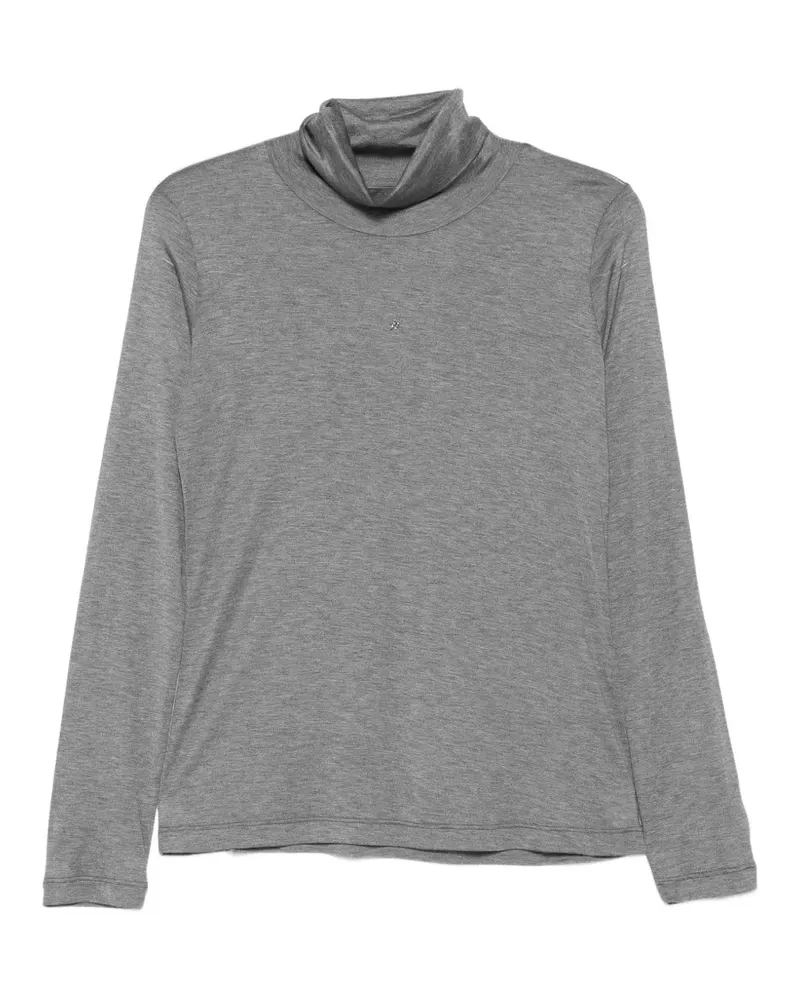 Lorena Antoniazzi roll-neck long-sleeve T-shirt - Grau Grau