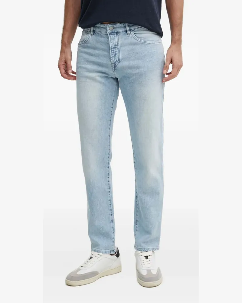 HUGO BOSS Ausgeblichene Jeans - Blau Blau