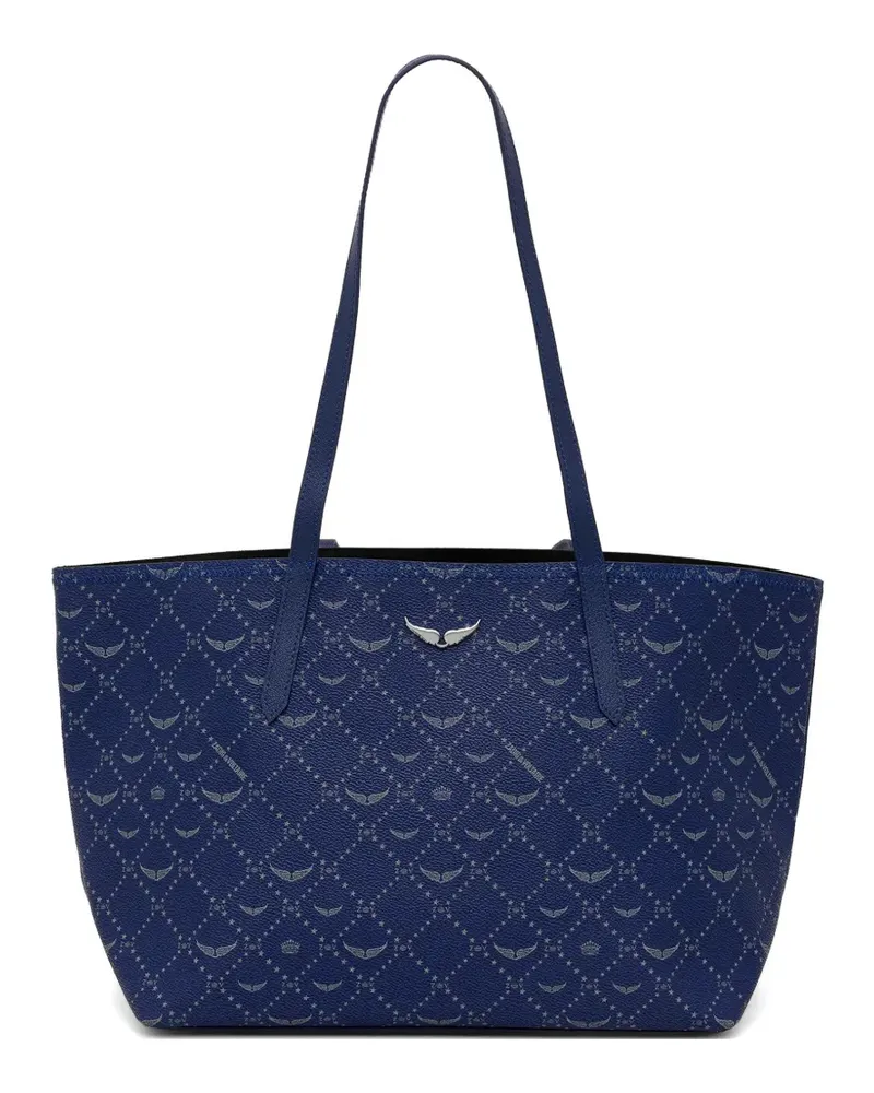 Zadig & Voltaire metallic-detail tote bag - Blau Blau