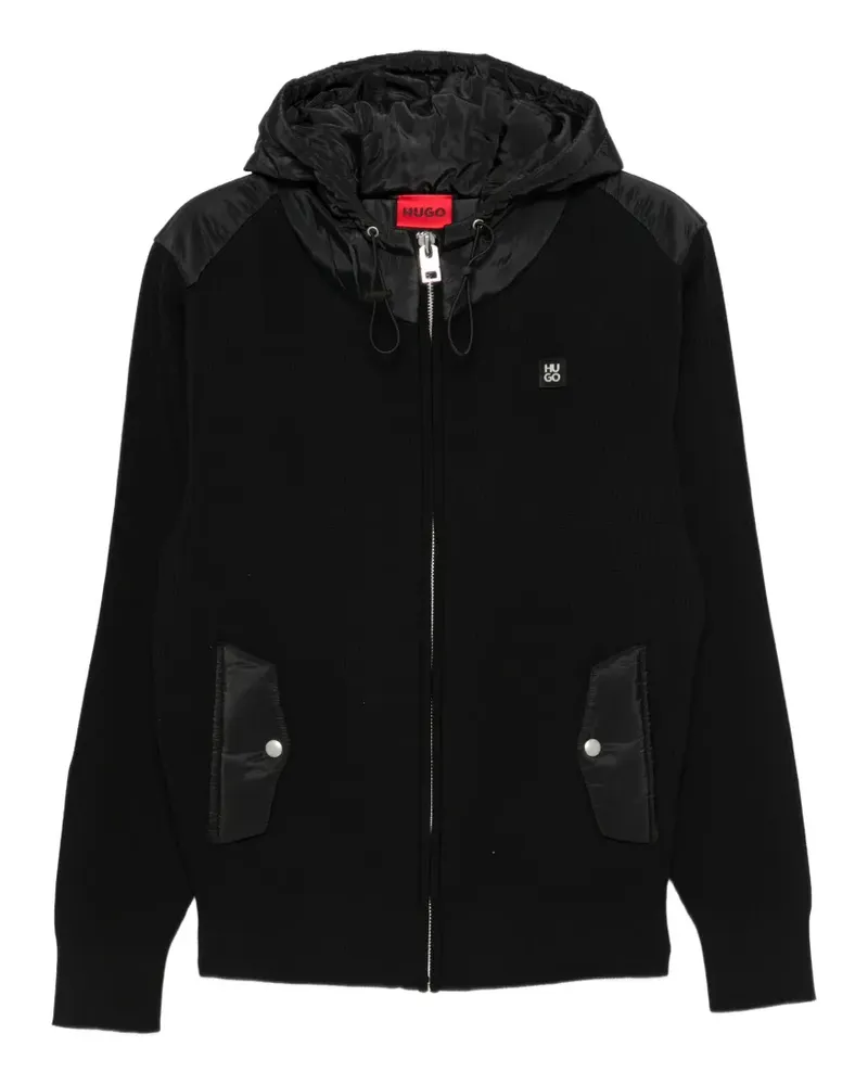 HUGO BOSS Syloron Kapuzenjacke - Schwarz Schwarz