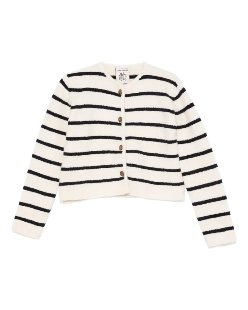 Semicouture Lea Cardigan - Weiß Weiß