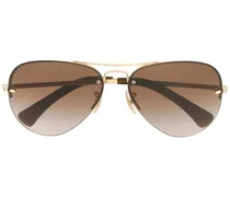 Klassische Pilotenbrille - Gold