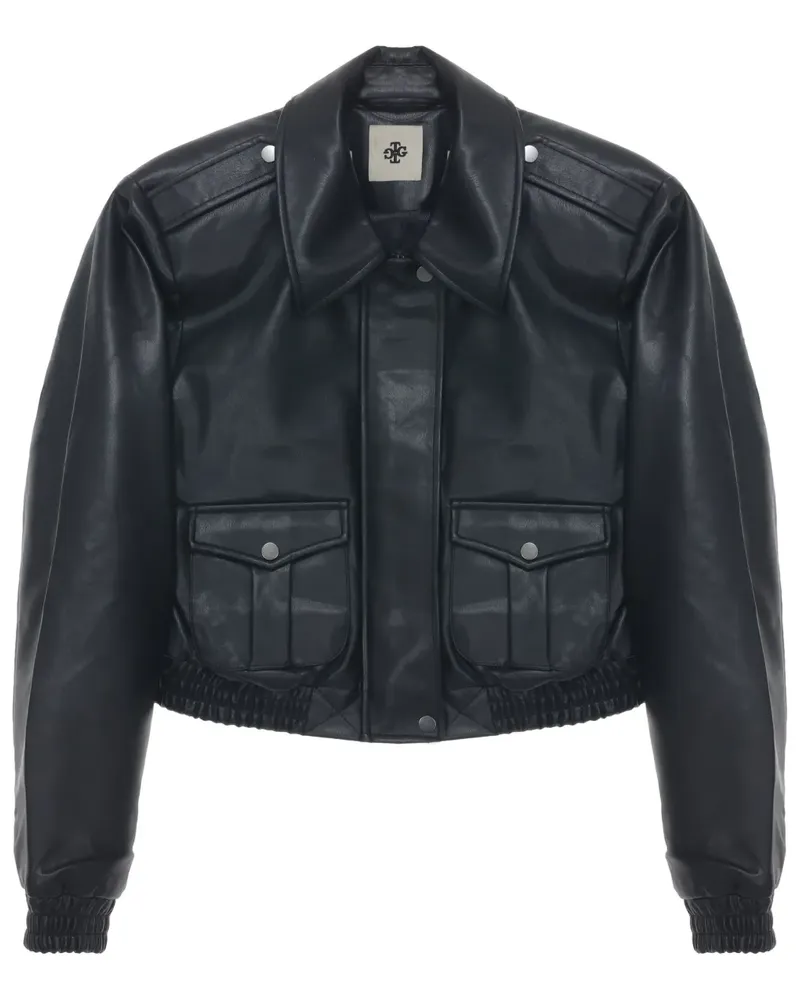 The Garment Brooklyn' Bomberjacke - Schwarz Schwarz