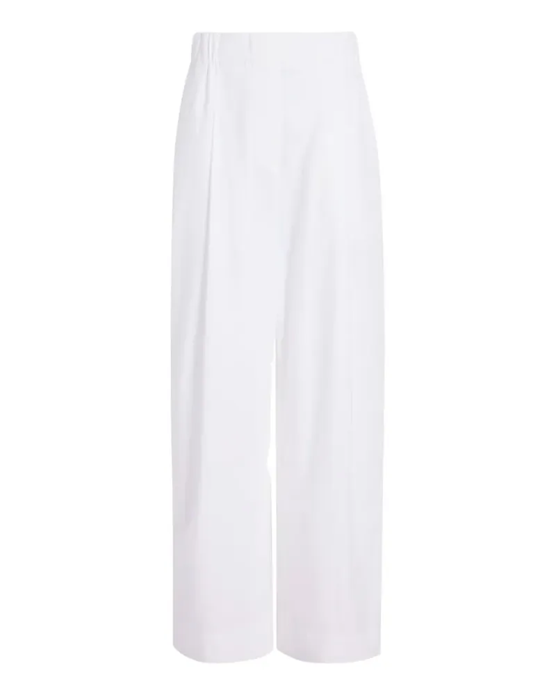 Proenza Schouler Lissia Hose mit Falten - Weiß Weiß