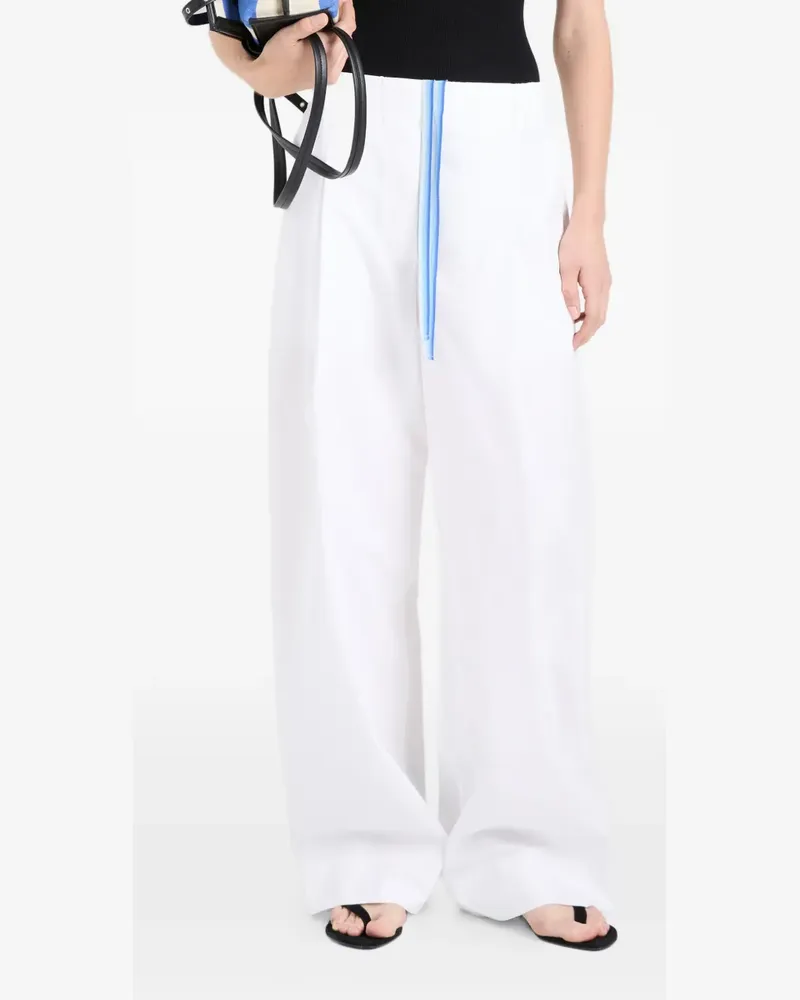 Proenza Schouler Lissia pleated trousers - Weiß Weiß