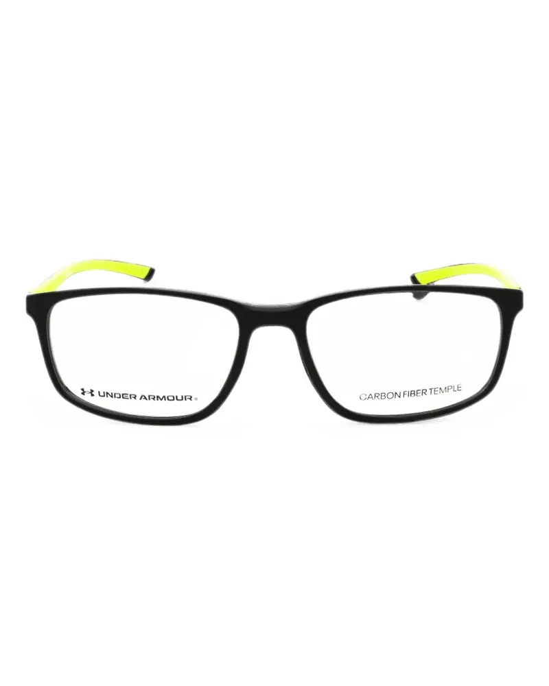 Under Armour rectangle-frame glasses - Schwarz Schwarz