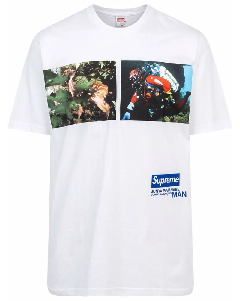 Supreme Being x Junya Watanabe Nature T-Shirt - Weiß Weiß
