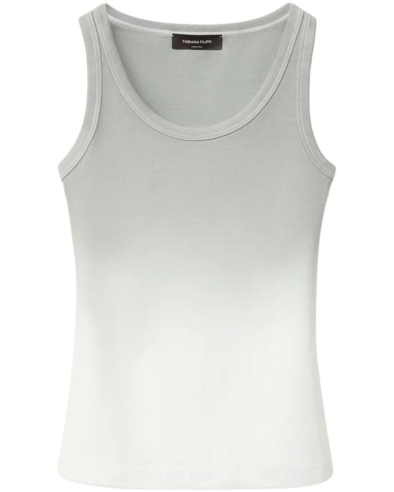 Fabiana Filippi Trägershirt mit Farbverlauf-Optik - Grau Grau