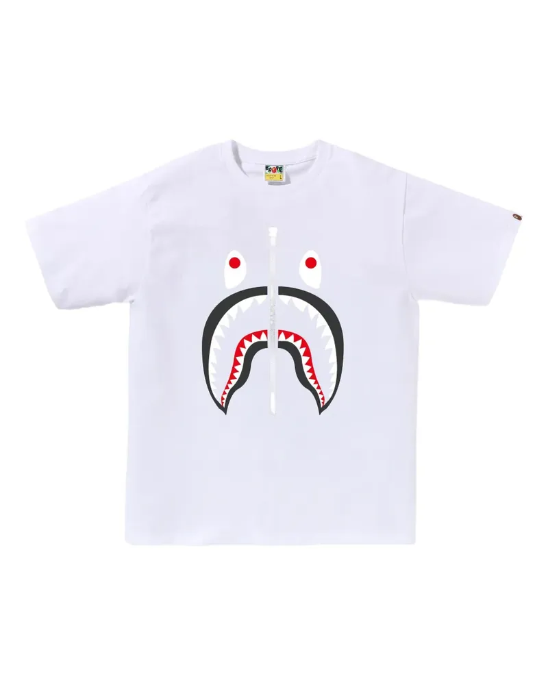 BAPE Shark T-Shirt - Weiß Weiß