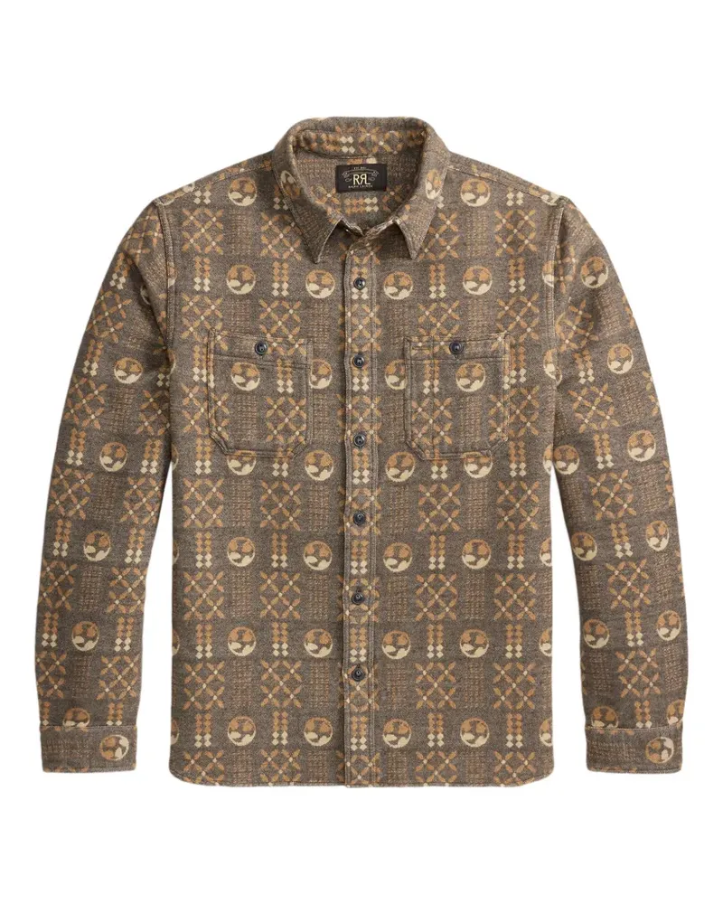 Ralph Lauren Gemustertes Hemd - Grau Grau
