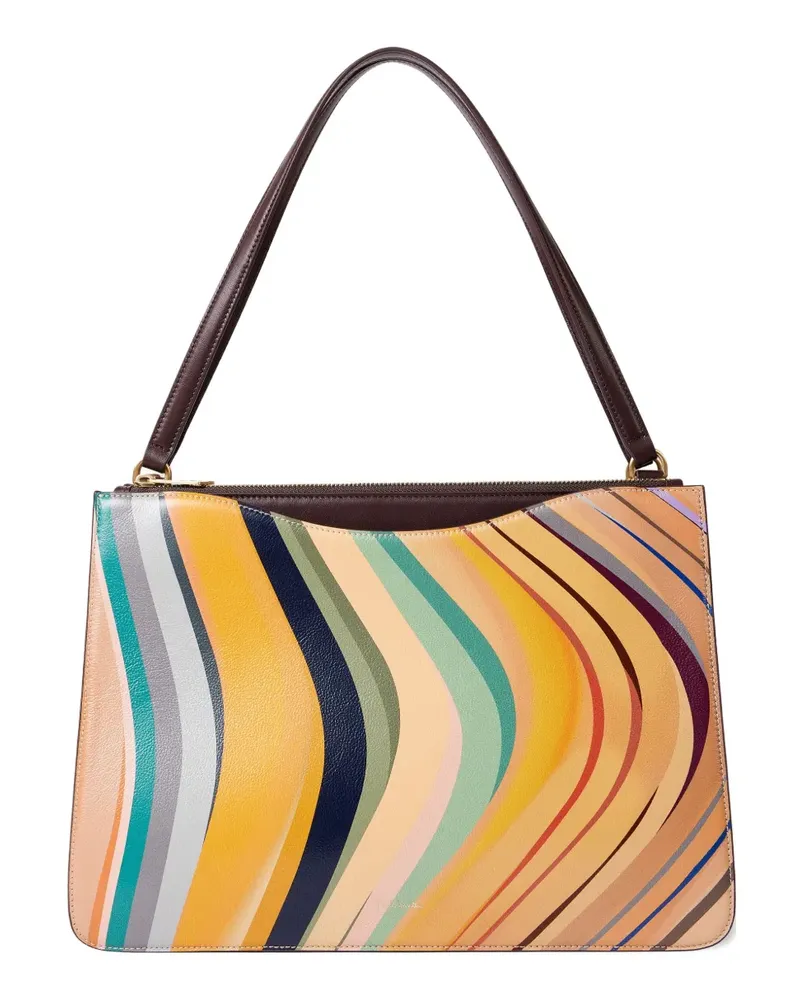Paul Smith Dusky Swirl Tote Bag mit Reißverschluss - Gelb Gelb