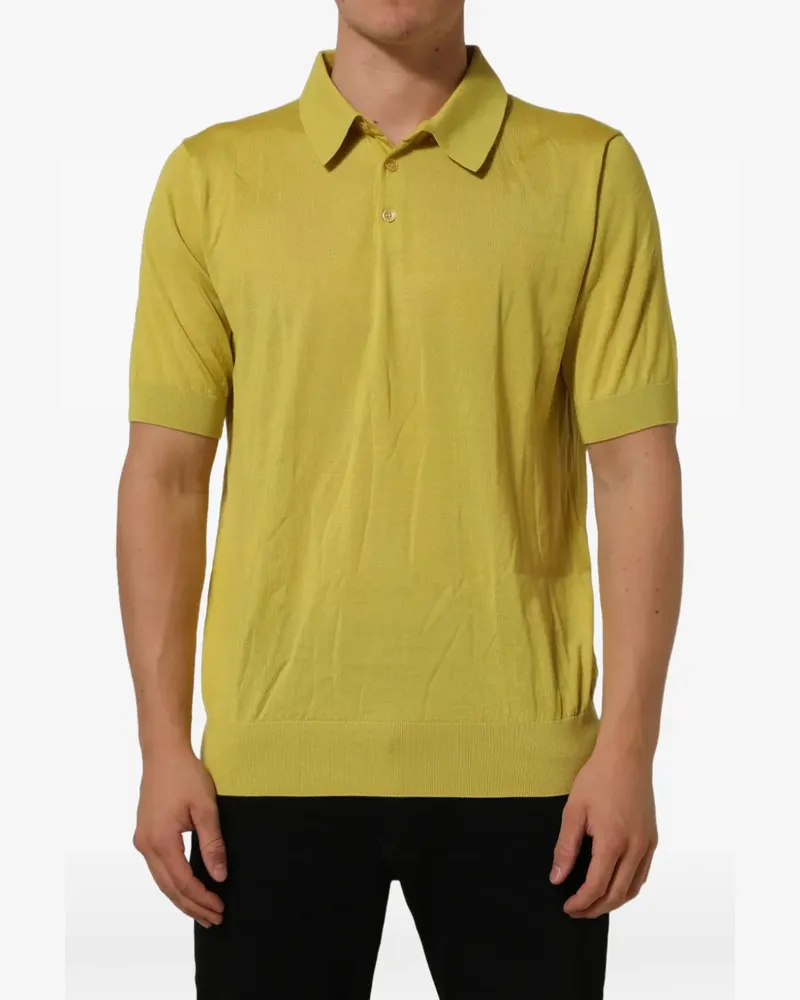 Dolce & Gabbana Poloshirt mit kurzen Ärmeln - Gelb Gelb