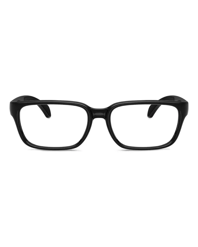 Moncler Eckige Brille aus Acetat - Schwarz Schwarz