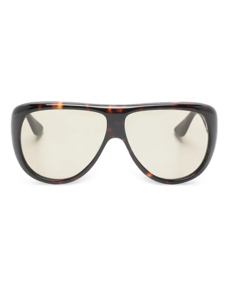 Port Tanger Sonnenbrille mit ovalem Gestell - Braun Braun