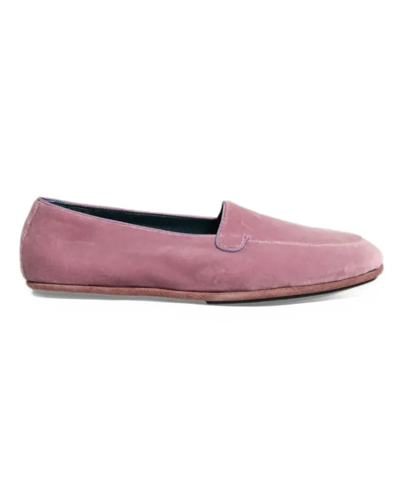 Dolce & Gabbana velvet loafers - Rosa Rosa