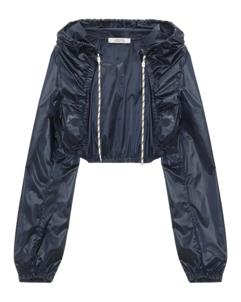 Dorothee Schumacher Sporty Coolness hooded jacket - Blau Blau