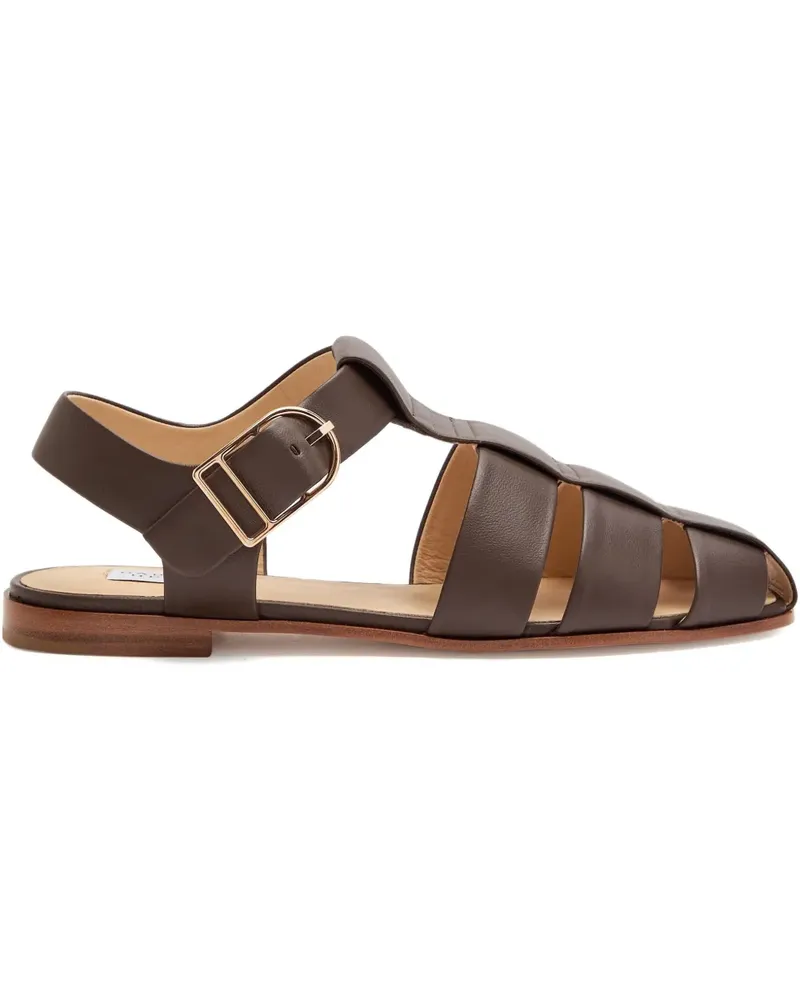 Gabriela Hearst Lynn leather sandals - Braun Braun