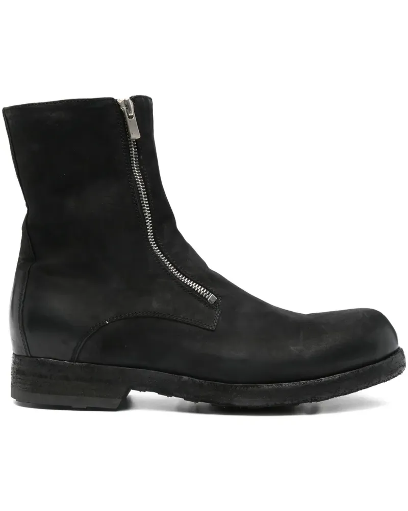 Officine Creative Italia Stiefel mit Reißverschlüssen - Schwarz Schwarz