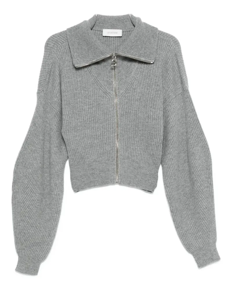 SPORTMAX Calipso blend-wool cardigan - Grau Grau