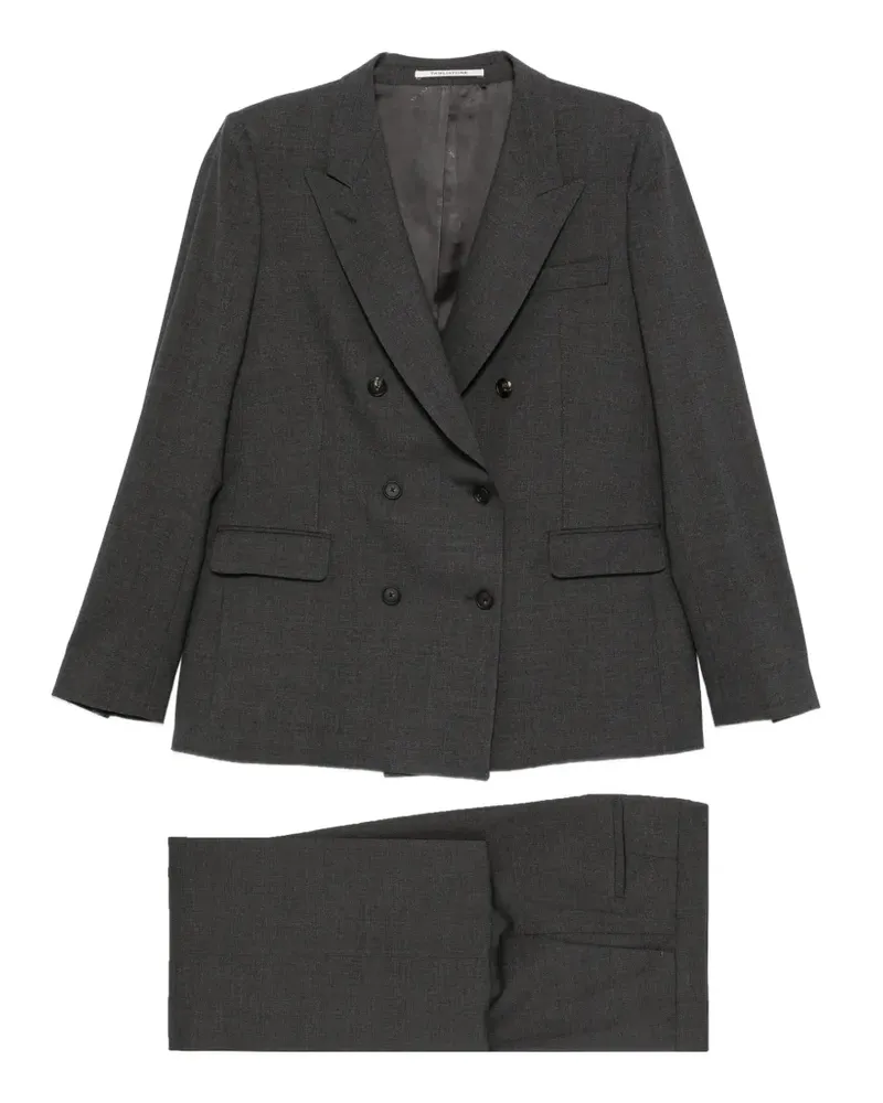 Tagliatore double-breasted peak-lapels suit - Grau Grau