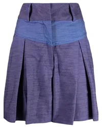 Bambah Ocean Shorts mit Falten Blau