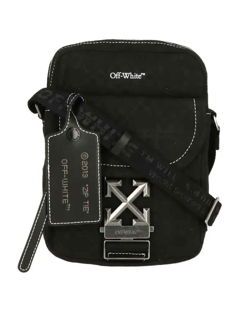OFF-WHITE Arrows-plaque Zip Tie crossbody bag - Schwarz Schwarz