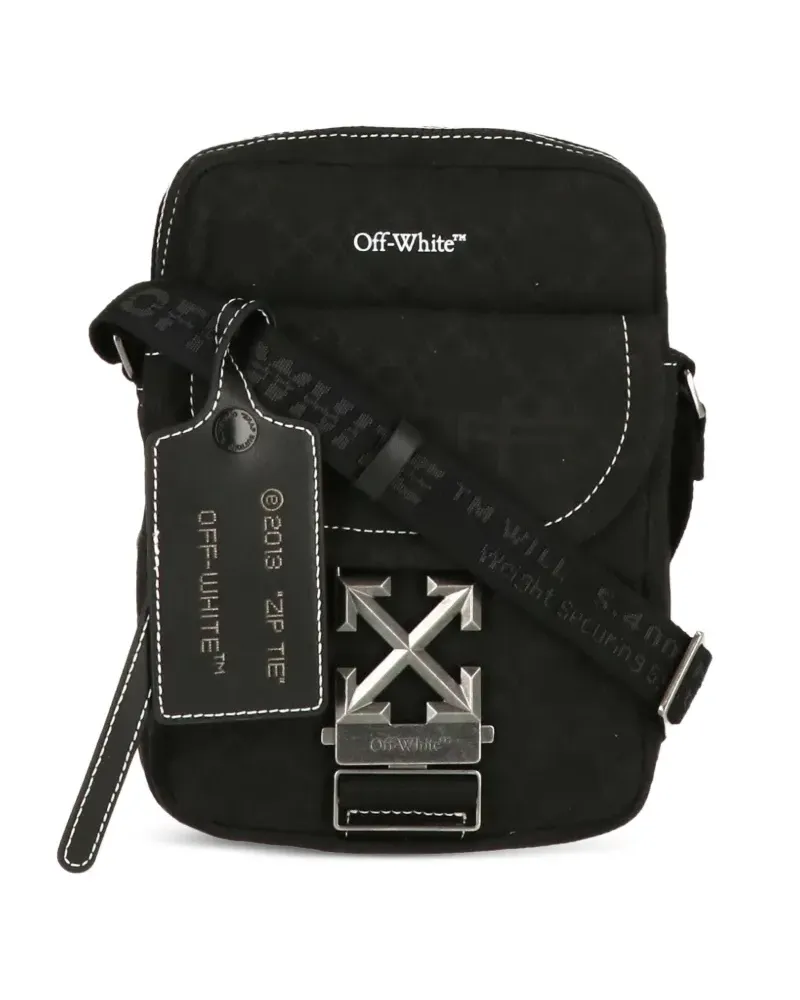 OFF-WHITE Arrows-plaque Zip Tie crossbody bag - Schwarz Schwarz
