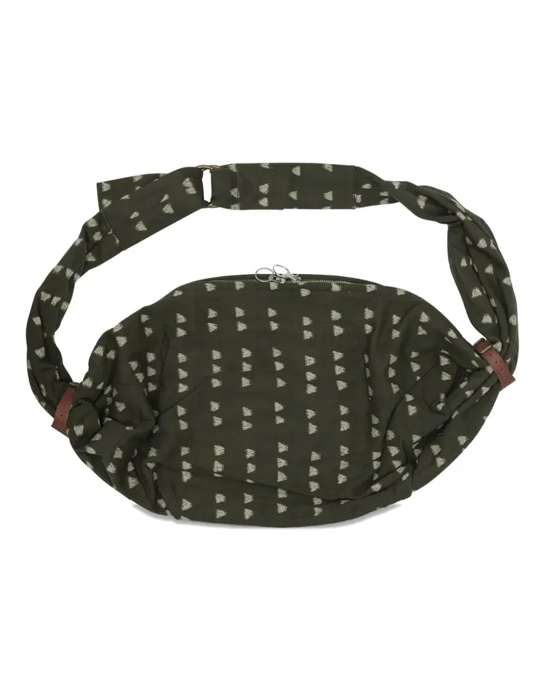 KAPITAL patterned shoulder bag - Grün Grün