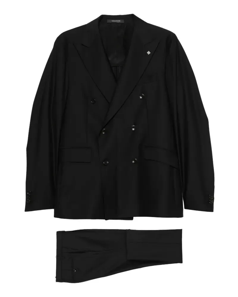 Tagliatore double-breasted suit - Schwarz Schwarz