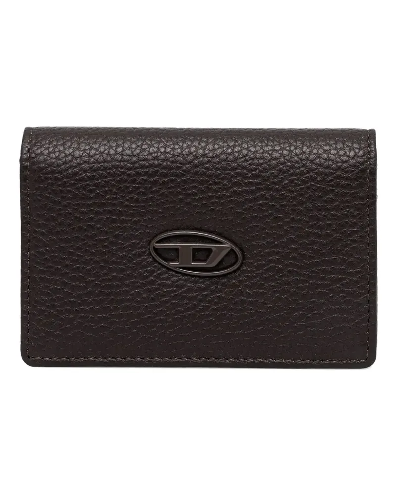 Diesel Kartenetui mit Logo-Schild - Braun Braun