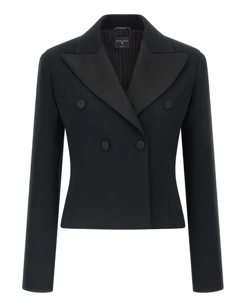 Ermanno Scervino double-breasted tuxedo blazer - Schwarz Schwarz