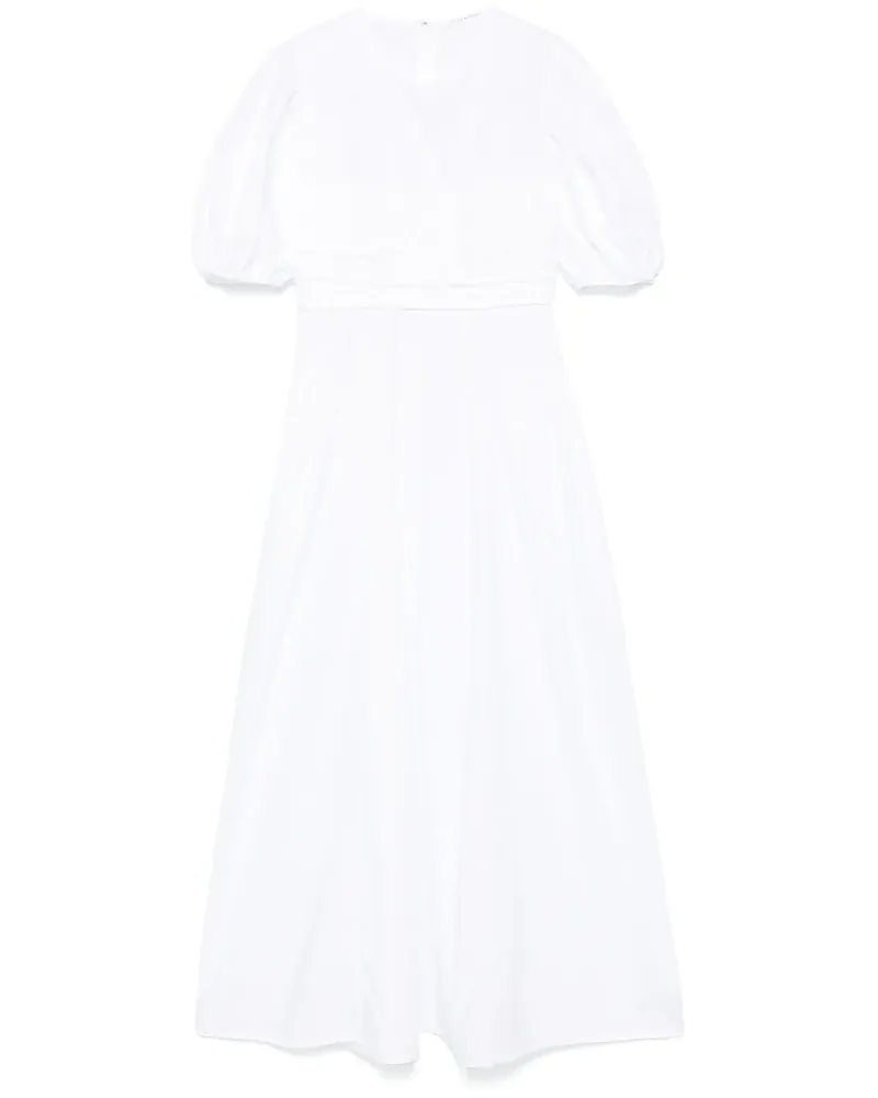 Cecilie Bahnsen Clementine Kleid - Weiß Weiß