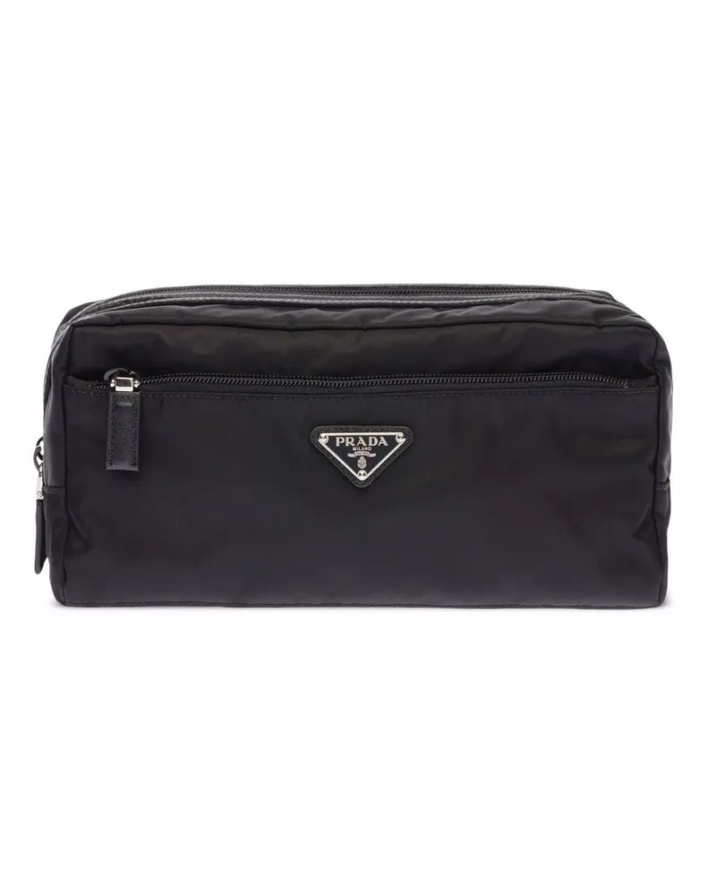 Prada Reisetasche aus Leder - Schwarz Schwarz