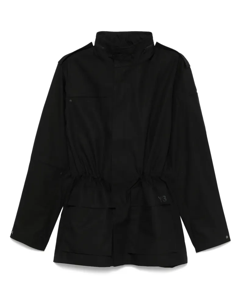 Y-3 Jacke mit Taillenzug - Schwarz Schwarz