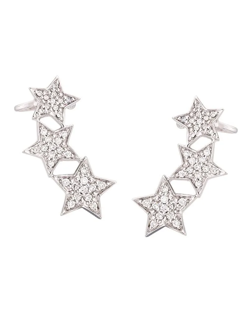 Alinka 18kt 'Stasia' Ear Cuff aus Weißgold mit Diamanten - Metallic Metallic