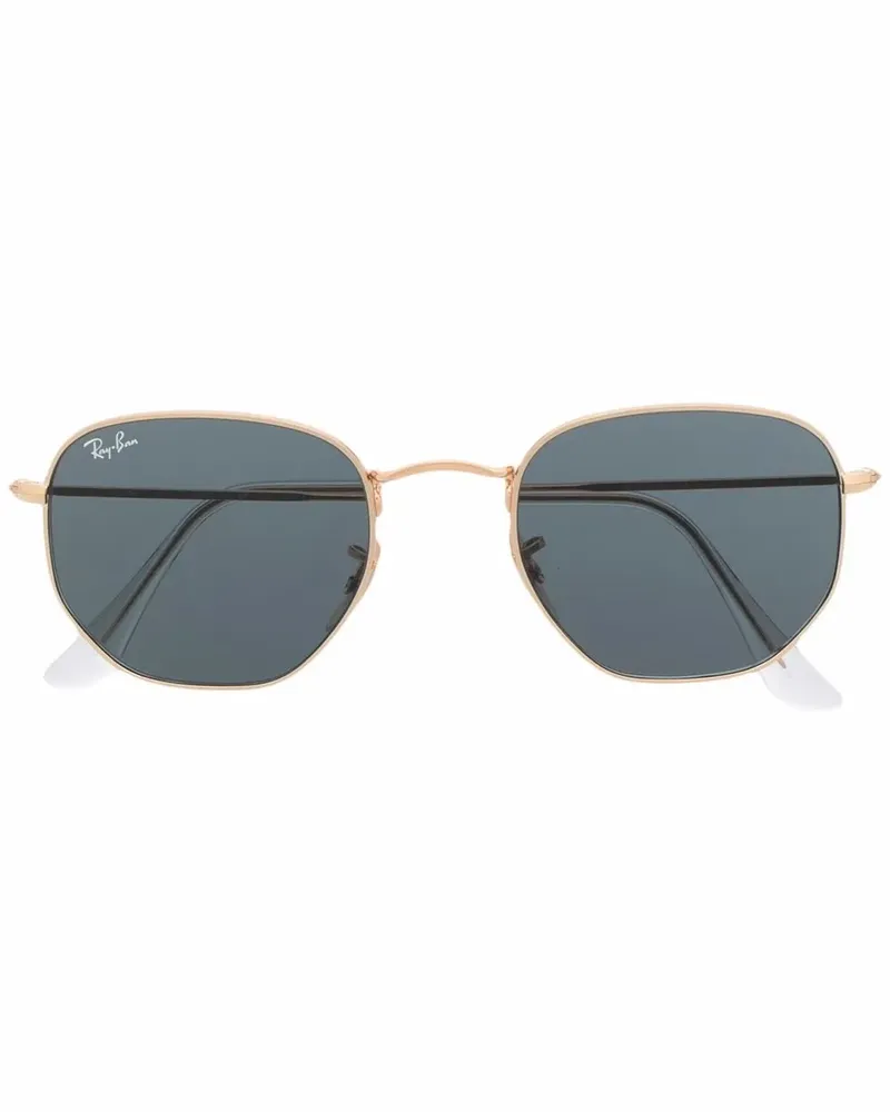 Ray Ban Hexagon Sonnenbrille - Gold Gold