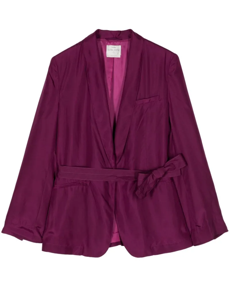 forte_forte Habotai Seidenjacke Violett