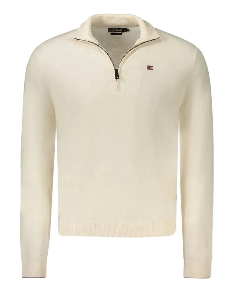 Napapijri Lampo zip-up sweater - Nude Nude