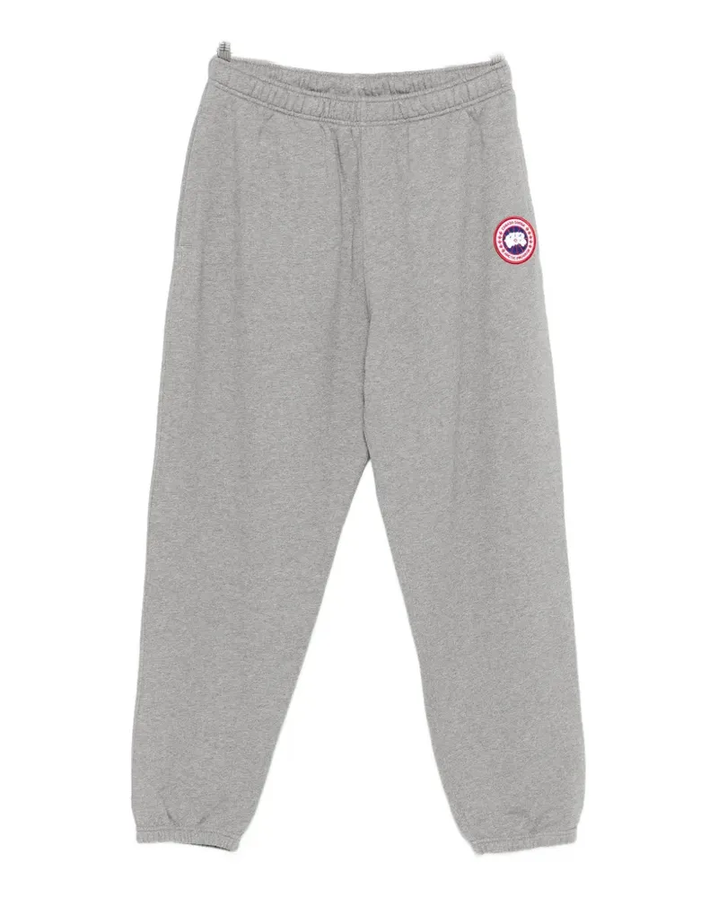 Canada Goose logo-patch trousers - Grau Grau