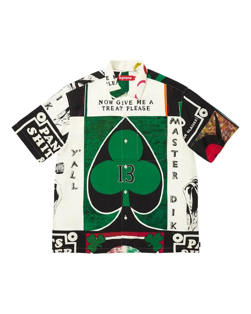 Supreme Being Mike Kelley graphic-print shirt - Schwarz Schwarz