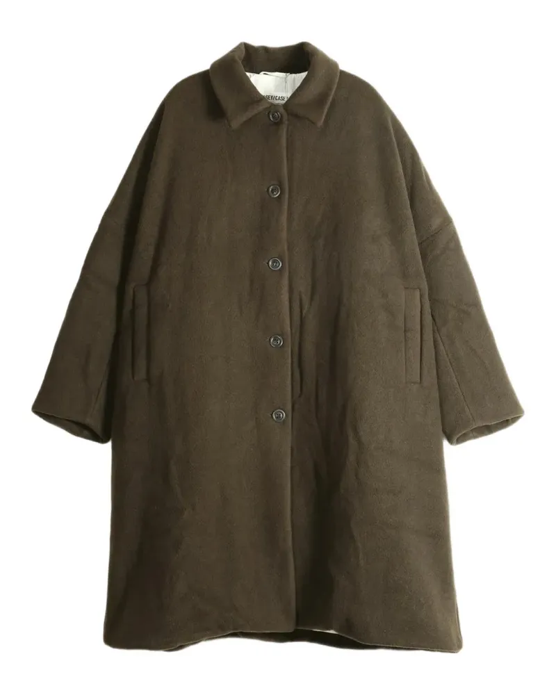 Casey Casey button-up long-sleeve coat - Grün Grün