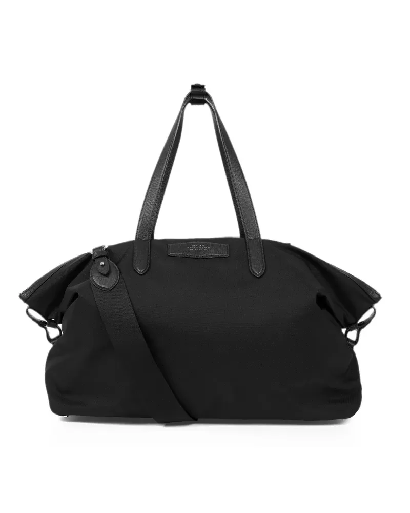 Smythson Norton Reisetasche aus Canvas - Schwarz Schwarz