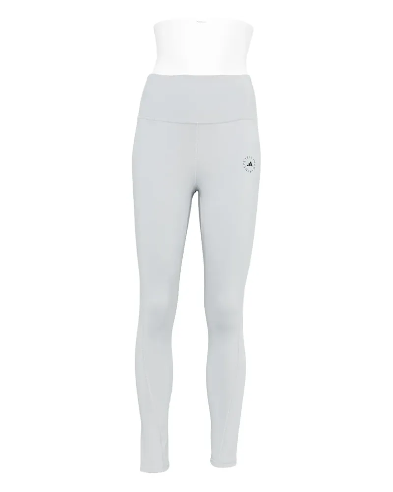 adidas Leggings mit Logo-Applikation - Blau Blau