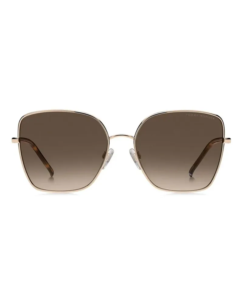 Tommy Hilfiger Sonnenbrille mit Butterfly-Gestell - Gold Gold
