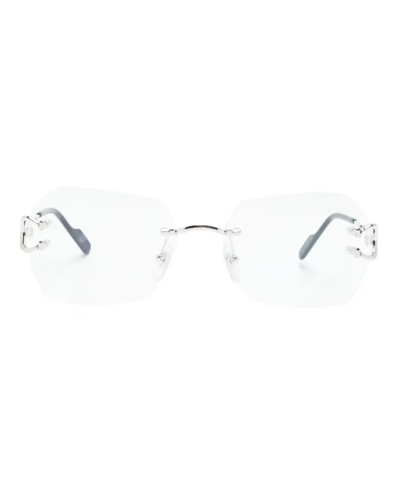 Cartier Santos de Cartier Brille - Silber Silber