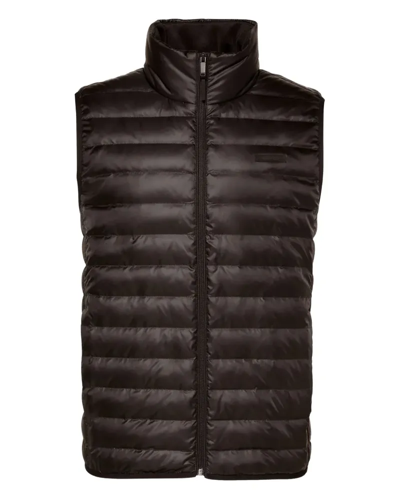 Calvin Klein Gesteppte Weste mit Reißverschluss - Schwarz Schwarz