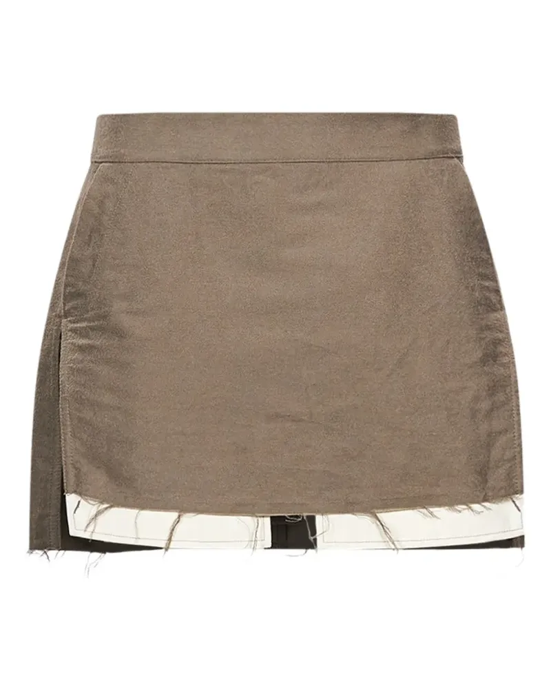 Rick Owens Fog Minirock - Braun Braun