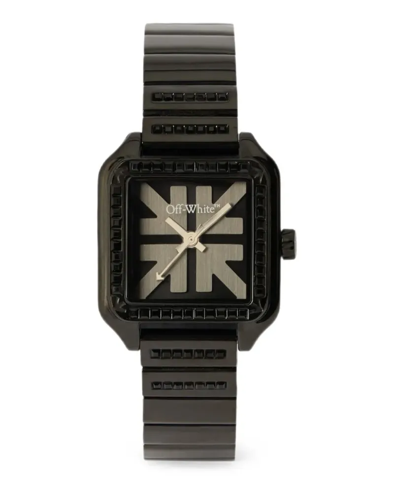OFF-WHITE After Hours Pavé 31,5mm watch - Schwarz Schwarz
