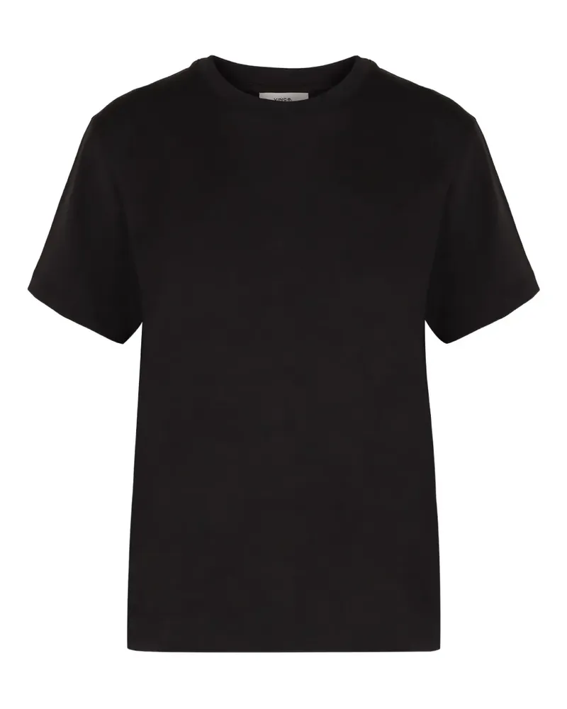 Vince Klassisches T-Shirt - Schwarz Schwarz